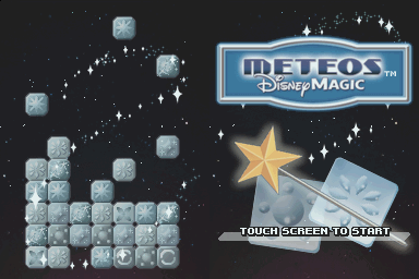 Meteos Disney Magic — Title screen