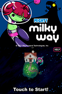 Mighty Milky Way — Title screen