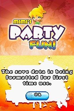 Mimi's Party Fun! — Title screen