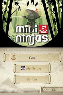 Mini Ninjas — Title screen