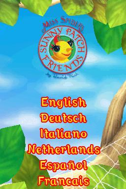 Miss Spider's Sunny Patch Friends - Harvest Time H — Title screen