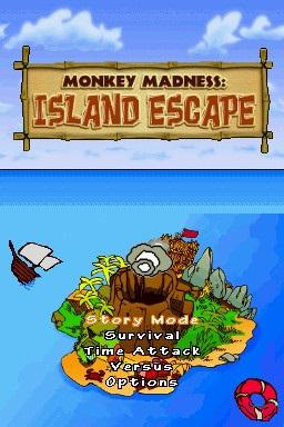 Monkey Madness : Island Escape — Title screen