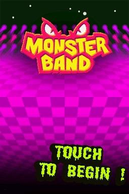 Monster Band — Title screen