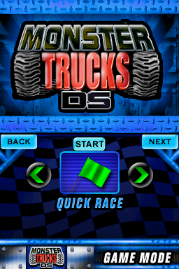 Monster Trucks Ds — Title screen