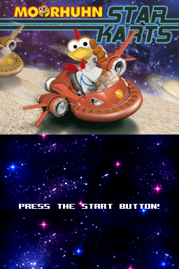 Moorhuhn - Star Karts — Title screen