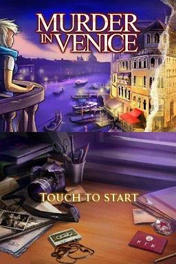 Murder in Venice — Title screen