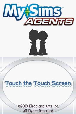 MySims - Agents — Title screen