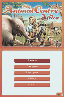 My Animal Centre In Africa — Title screen