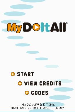 My Doitall — Title screen