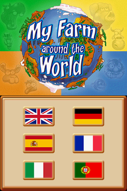 My Farm Around The World — Title screen