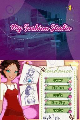 My Fashion Studio — Title screen