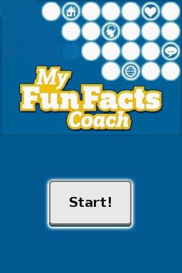 My Fun Facts Coach - Facts For Your Daily Life — Title screen