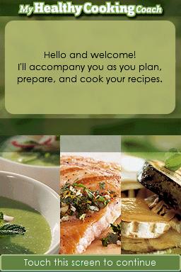 My Healthy Cooking Coach - Easy Way to Cook Healthy — Title screen