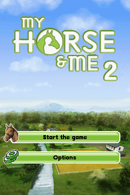 My Horse & Me: Riding for Gold — Title screen