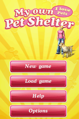 My Own Pet Shelter — Title screen