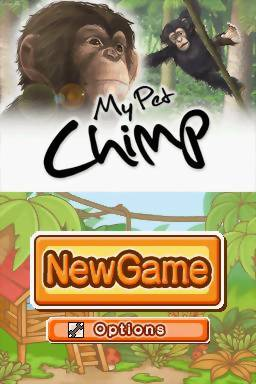My Pet Chimp — Title screen