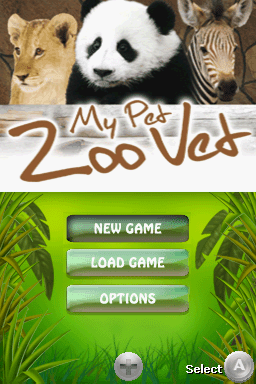 My Pet : Zoo Vet — Title screen