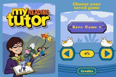 My Reading Tutor — Title screen