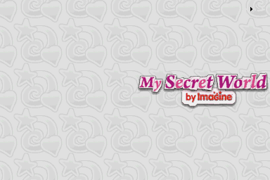My Secret World By Imagine — Title screen