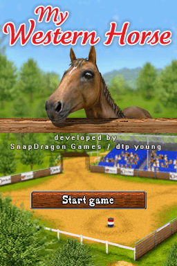 My Western Horse — Title screen