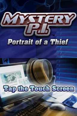 Mystery P.i. - Portrait Of A Thief — Title screen