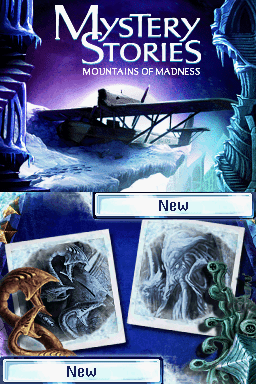 Mystery Stories - Mountains Of Madness — Title screen