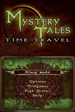 Mystery Tales : Time Travel — Title screen