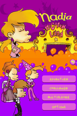 Nadia Megafun Land — Title screen