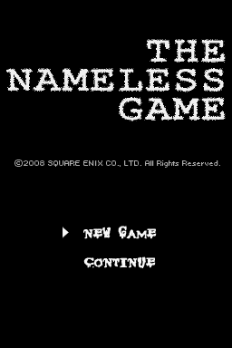 Nameless Game ,The — Title screen