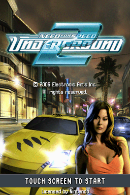 Need for Speed : Underground 2 — Title screen