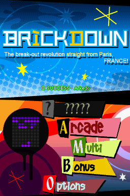 Nervous Brickdown — Title screen