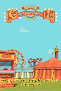 New Carnival Games — Title screen