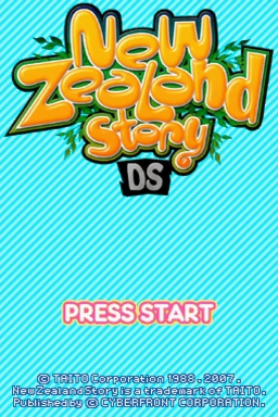 New Zealand Story Revolution — Title screen