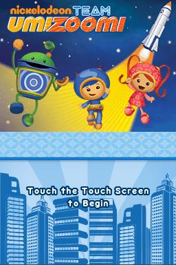 Nickelodeon Team : Umizoomi — Title screen