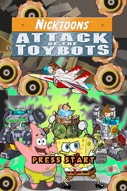 Nicktoons: Attack Of The Toybots — Title screen