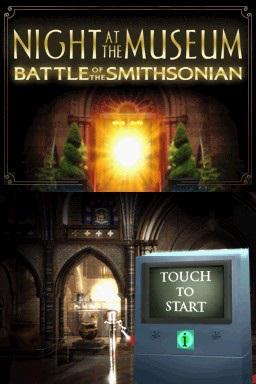 Night at the Museum - Battle of the Smithsonian - The Video Game — Title screen
