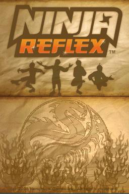 Ninja Reflex — Title screen
