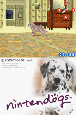 Nintendogs - Dalmatian & Friends — Title screen