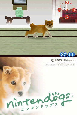 Nintendogs: Lab & Friends — Title screen
