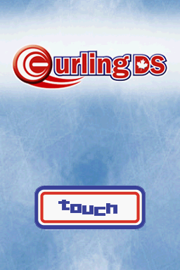 Nippon Curling Kyoukai Kounin: Minna no Curling DS — Title screen