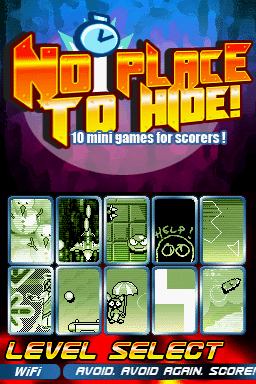 No Place To Hide — Title screen