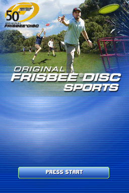 Original Frisbee Disc Sports : Ultimate & Golf — Title screen