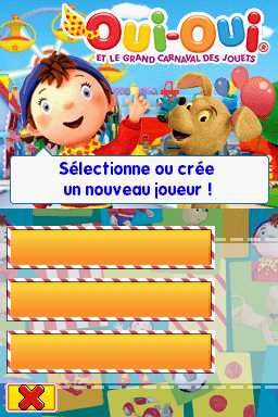 Oui-Oui et le Grand Carnaval des Jouets — Title screen