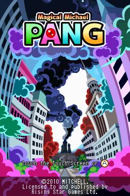 Pang : Magical Michael — Title screen