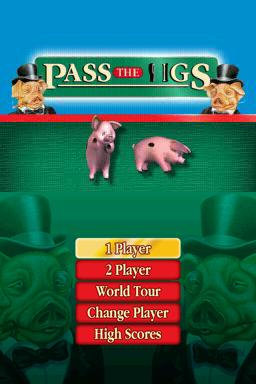 Pass the Pigs: Let the Good Swines Roll! — Title screen