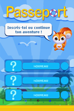 Passeport du CE1 au CE2 — Title screen