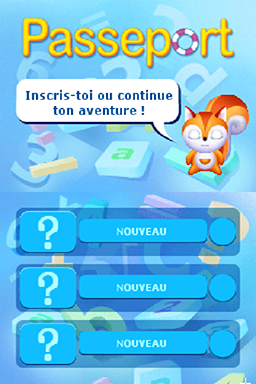 Passeport du CE2 au CM1 — Title screen