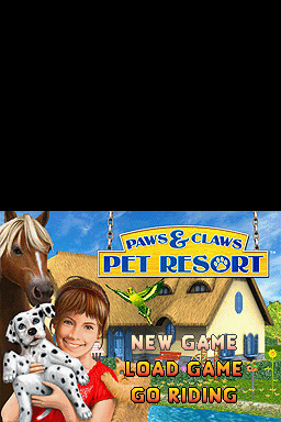 Paws & Claws - Pet Resort — Title screen