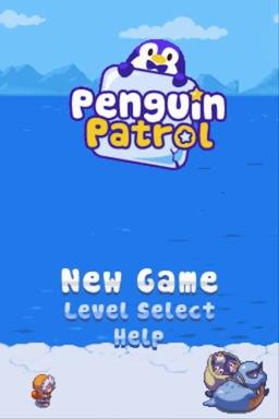Penguin Patrol — Title screen