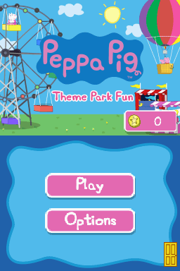 Peppa Pig : Theme Park Fun — Title screen